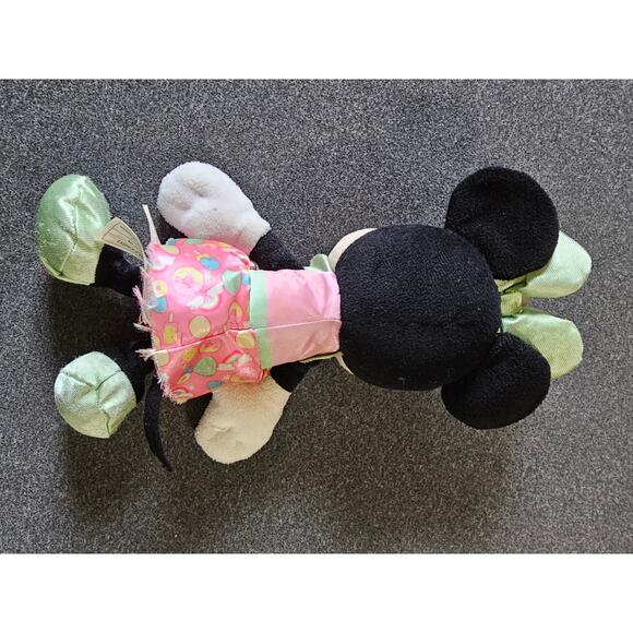 Disney Minnie Mouse Plush Doll-Winking Donut Bow & Pink Ice Cream Dress-10.5" - Picture 3 of 10